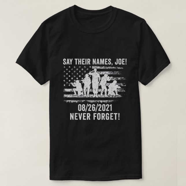 Say their names Joe 13 Heroes T-Shirt (Design Front)