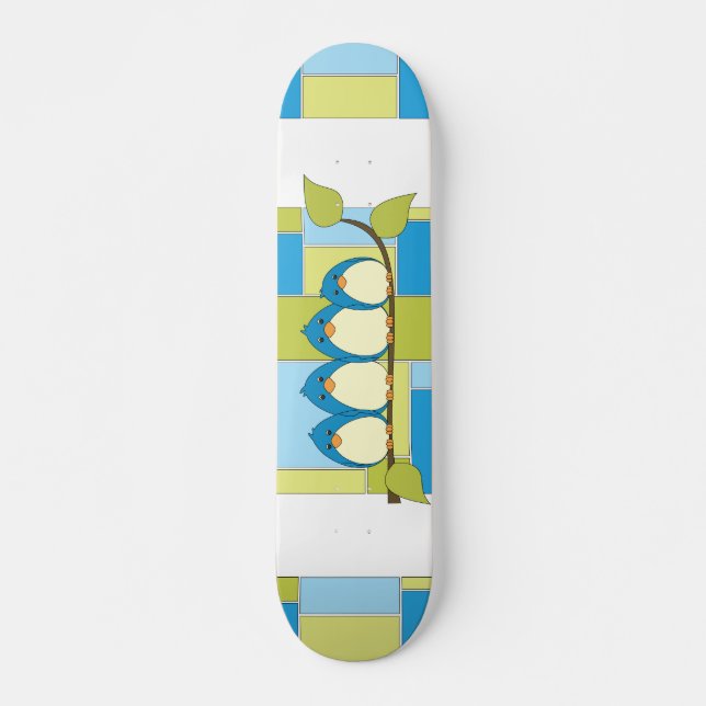 Say Tweet Skateboard (Front)
