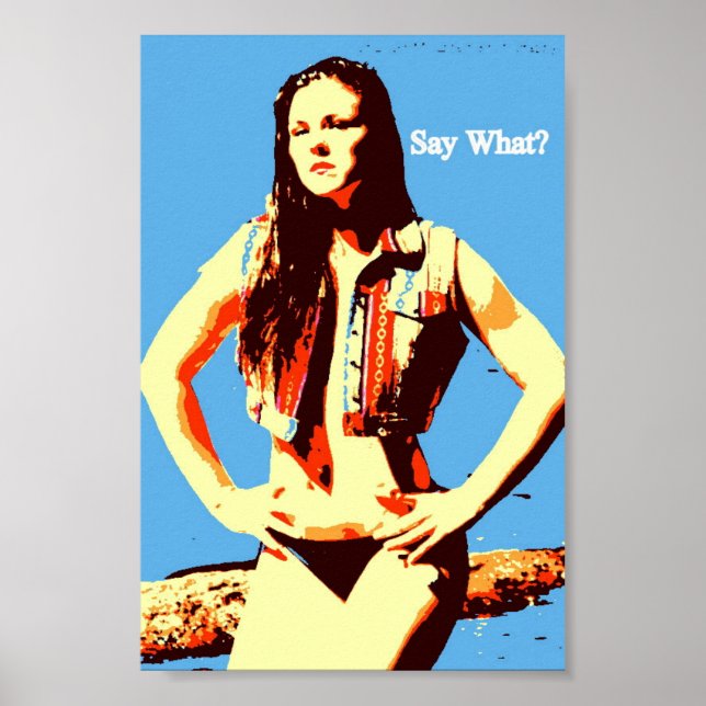 say what attitude poster (Front)