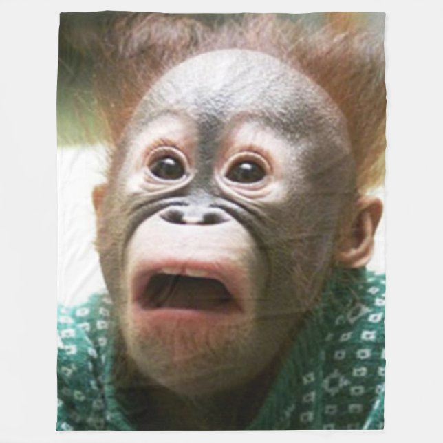 SAY WHAT !!!!!!! FLEECE BLANKET (Front)