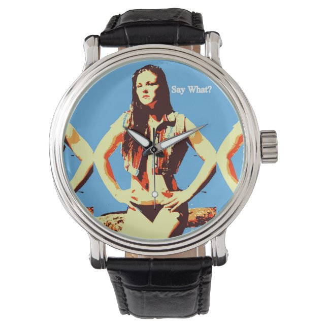 say what wrist watch (Front)