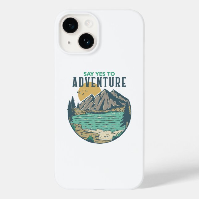 Say Yes to Adventure Case-Mate iPhone Case (Back)