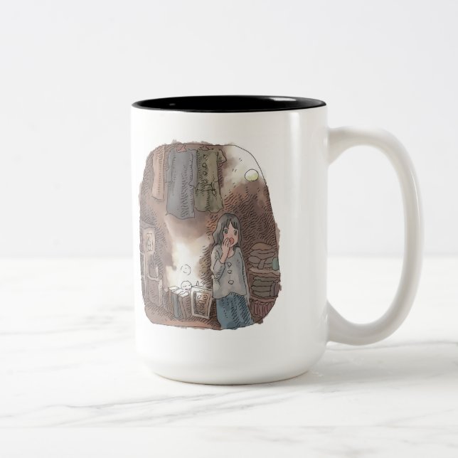 Saya Shishi Two-Tone Coffee Mug (Right)