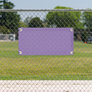 Sayagata pattern, Japanese, Purple and Pink Banner
