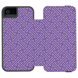 Sayagata pattern, Japanese, Purple and Pink Incipio Watson™ iPhone 5 Wallet Case