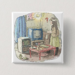 Sayagogo 2 Inch Square Button