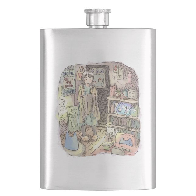 Sayagoji Hip Flask (Front)