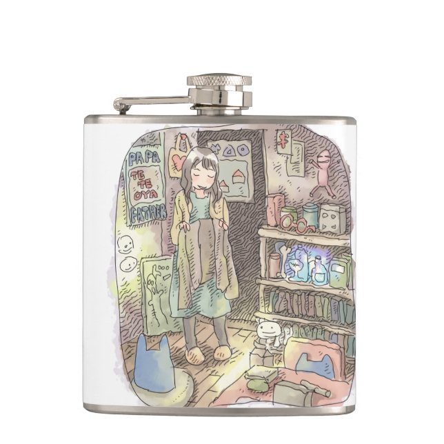 Sayagoji Hip Flask (Front)