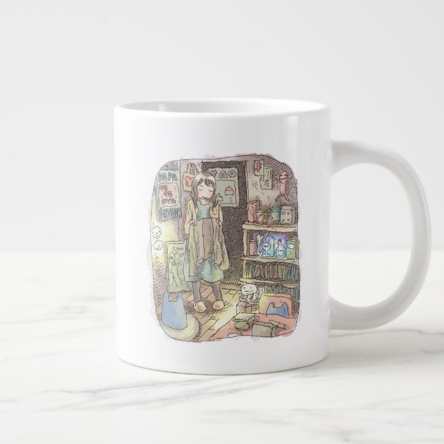 Sayagoji Large Coffee Mug (Right)