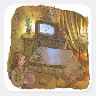 Sayamushi Square Sticker