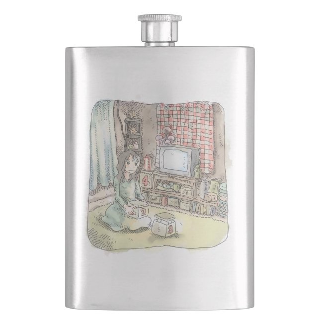 Sayaniji Hip Flask (Front)