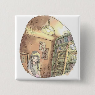 Sayanijiji 2 Inch Square Button