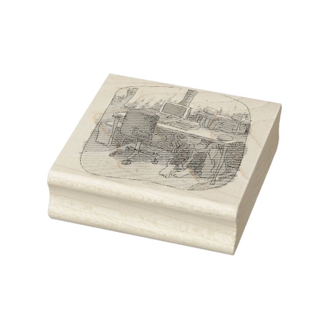 Sayashi Shi Shi Rubber Stamp (Stamp)