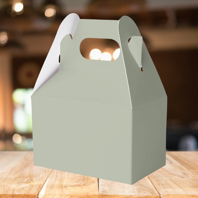 Saybrook Sage Solid Colour Favor Box (Creator Uploaded)