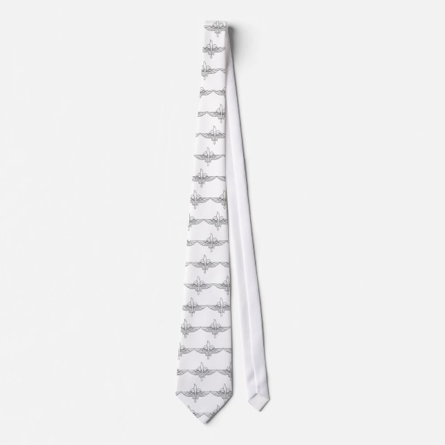 Sayeret Matkal Crest - Israeli Special Forces Tie (Front)