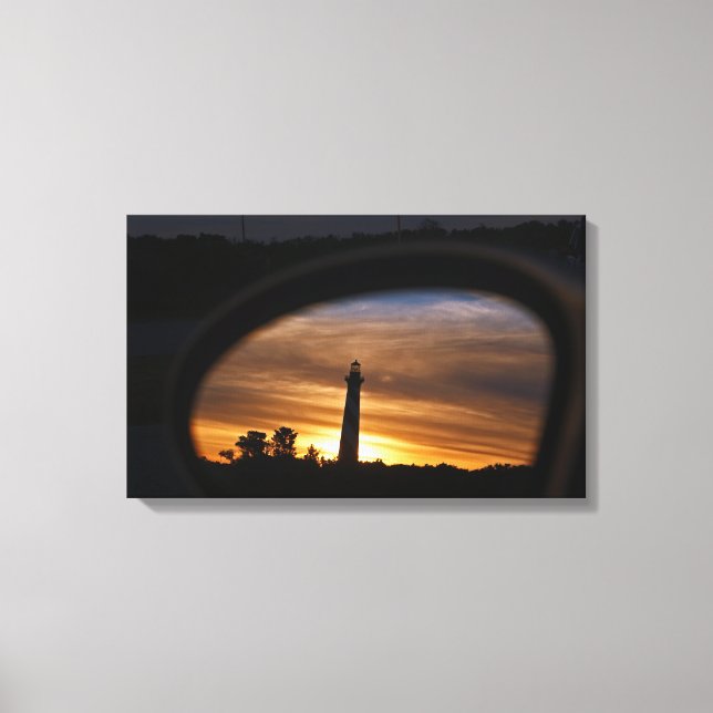saying goodbye to Hatteras Canvas Print (Front)