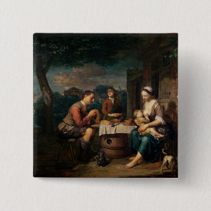 Saying Grace 2 Inch Square Button