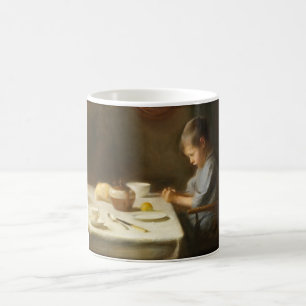 Saying Grace (Boy Praying at the Table) Coffee Mug