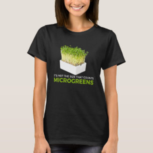 Saying Microgreen Farmer Gardening Tee