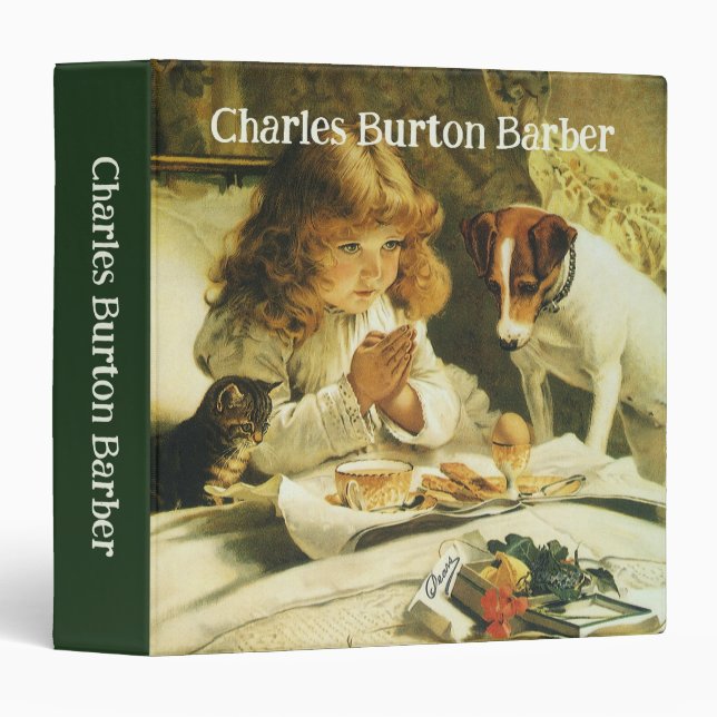 Saying Our Prayers, Suspense Charles Burton Barber Binder (Front/Spine)
