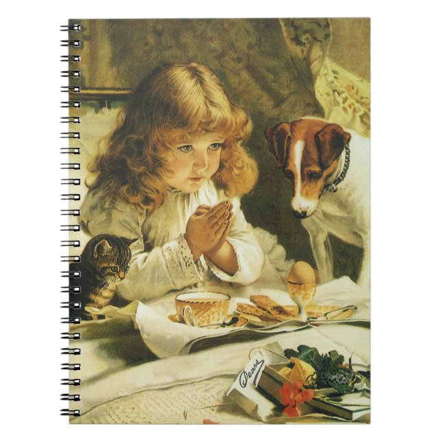 Saying Our Prayers, Suspense Charles Burton Barber Notebook (Front)