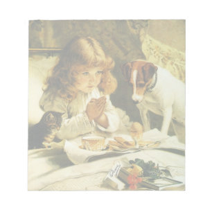 Saying Our Prayers, Suspense Charles Burton Barber Notepad