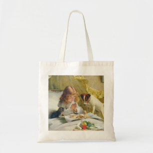 Saying Our Prayers Suspense Charles Burton Barber Tote Bag