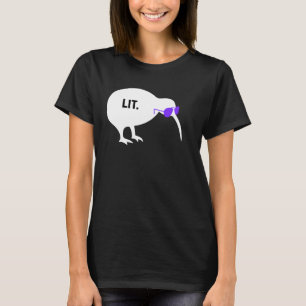 Saying We Lit New Zealand Kiwi Bird Sunglasses T-Shirt