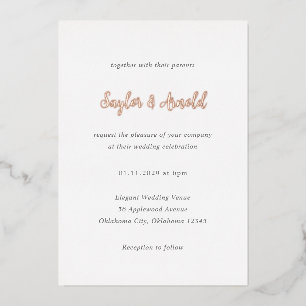 Saylor Modern Wedding