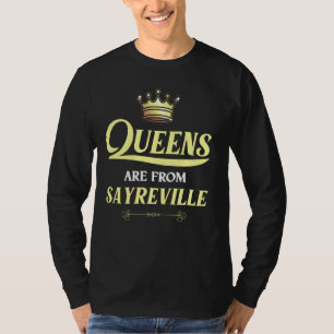 Sayreville Funny Home Roots Grown Born In City Us T-Shirt