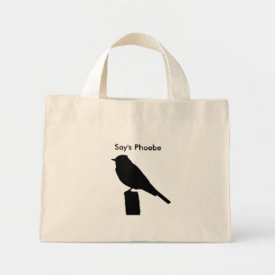Say's Phoebe silhouette Bag