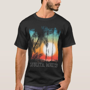 Sayulita Mexico Beach Palms Vacation Surf Sundown T-Shirt