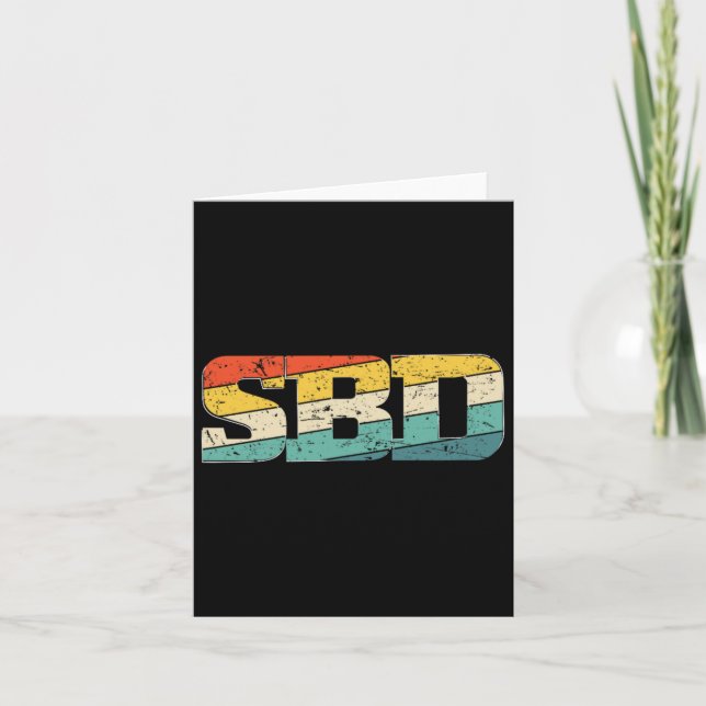 Sbd Squat Bench Deadlift Powerlifting  Card (Front)