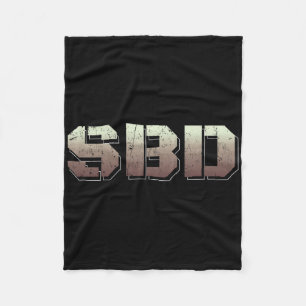 Sbd Squat Bench Deadlift Powerlifting  Fleece Blanket