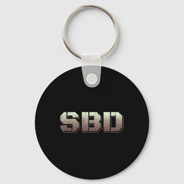 Sbd Squat Bench Deadlift Powerlifting  Keychain (Front)