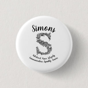 SBS - Simons - Merch 1 Inch Round Button