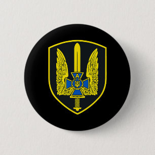 Sbu Alfa Group - Ukraine Special Forces Alpha Spet 2 Inch Round Button
