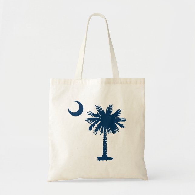 SC Palmetto & Crescent Tote Bag (Front)