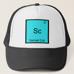 Sc - Samuel Colt Funny Chemistry Element Symbol Trucker Hat