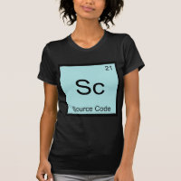 Sc - Source Code Funny Chemistry Element Symbol T