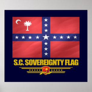SC Sovereignty Flag Poster