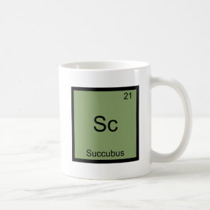 Sc - Succubus Funny Chemistry Element Symbol Tee Coffee Mug