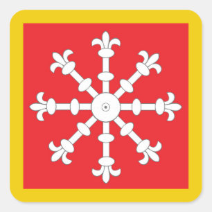 SCA AEthelmearc Populace Badge Square Sticker