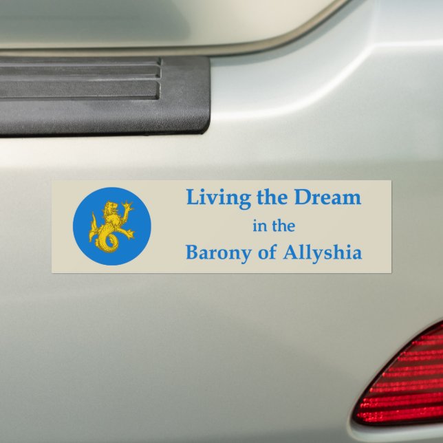 SCA Allyshia Bumper Sticker (On Car)