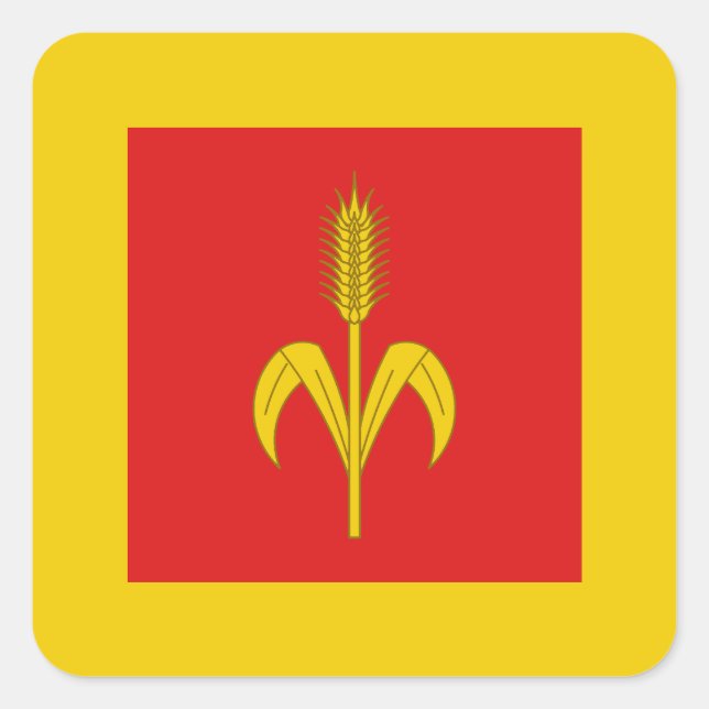 SCA Ambergard Populace Badge Square Sticker (Front)