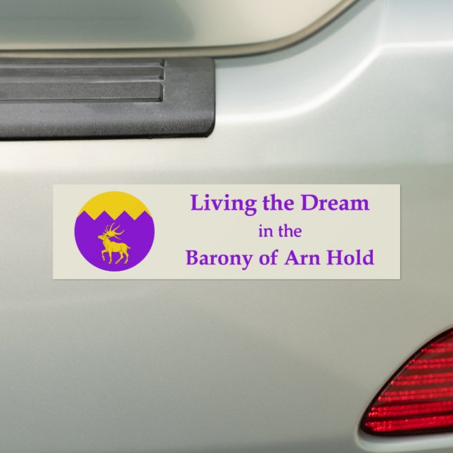 SCA Arn Hold Bumper Sticker (On Car)