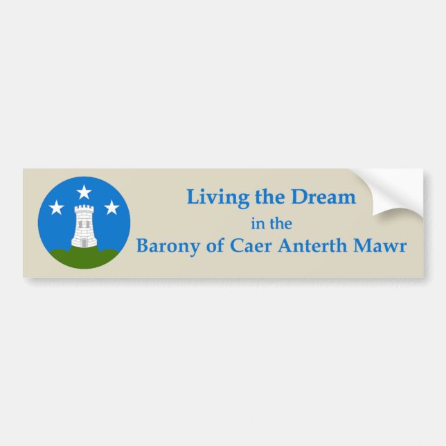 SCA Caer Anterth Mawr Bumper Sticker (Front)