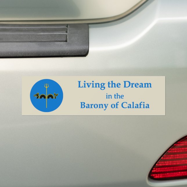 SCA Calafia Bumper Sticker (On Car)