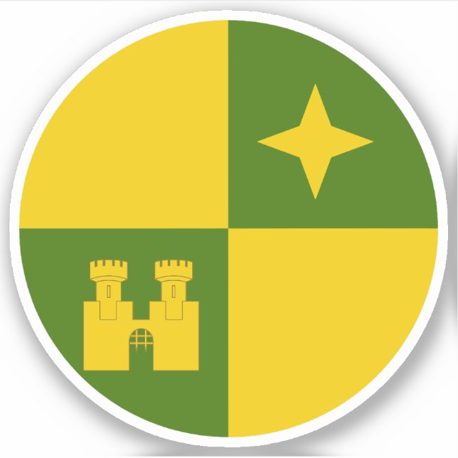 SCA Castle North Vinyl Sticker (Devant)