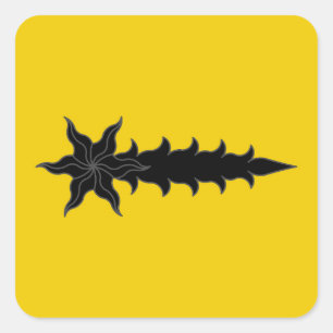 SCA Debatable Lands Populace Badge Square Sticker